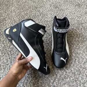 PUMA R-Cat Mid x Scuderia Ferrari Kart Shoe Black White 2020 Men's Size 12